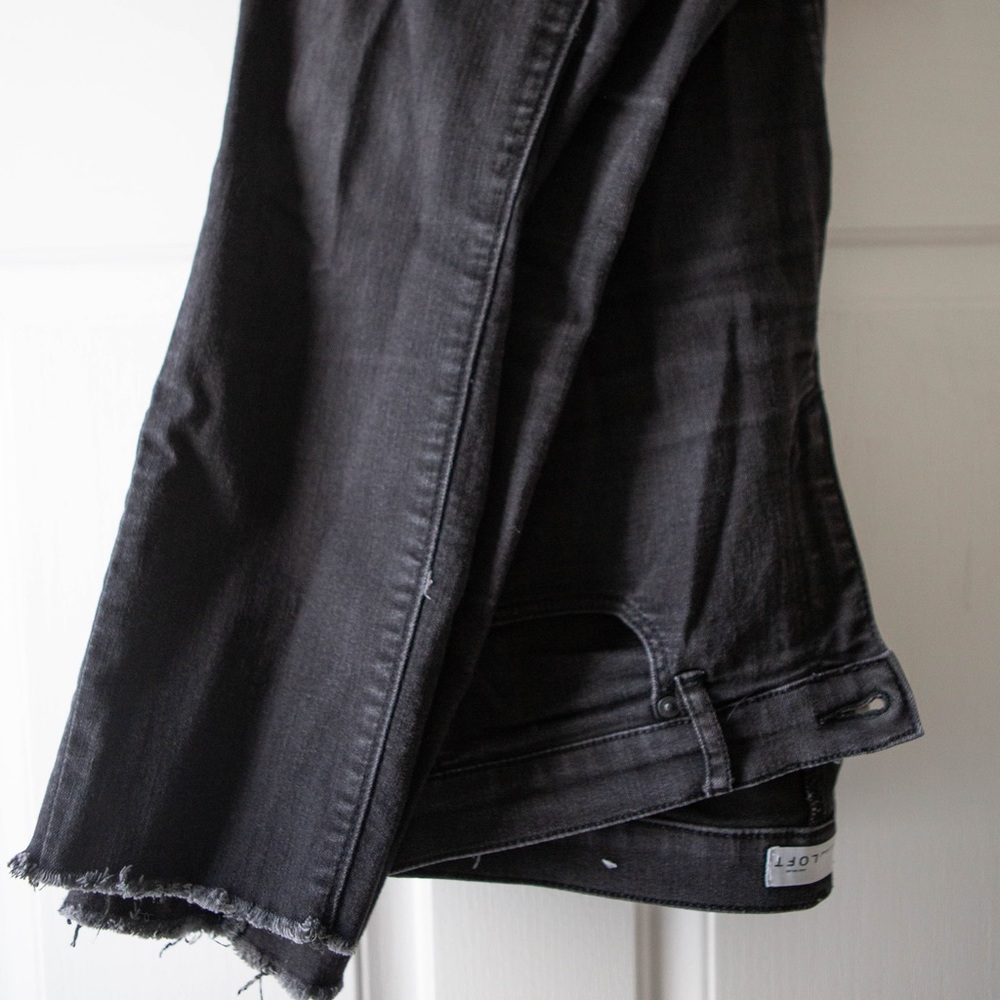 Loft Black Modern Skinny Jeans